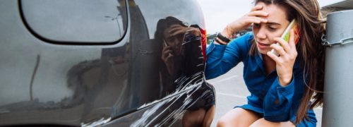 hit-run-lawyer-pompano-beach Girl calls a personal injury attorney after a hit and run car accident
