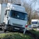 Multi-vehicle commercial truck accident.